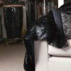 imitatie bont sprei black rabbit