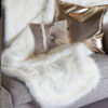 polar cub white imitatie bont sprei