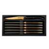 steakmessen zwart copper stonewash laguiole style de vie