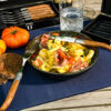pasta olijfhout vork en mes