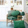 Pip Studio groene kussen Quiltey Days 50 x 35cm - Afbeelding 2
