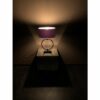 Zijaanzicht van de Ringlamp chroom S tafellamp