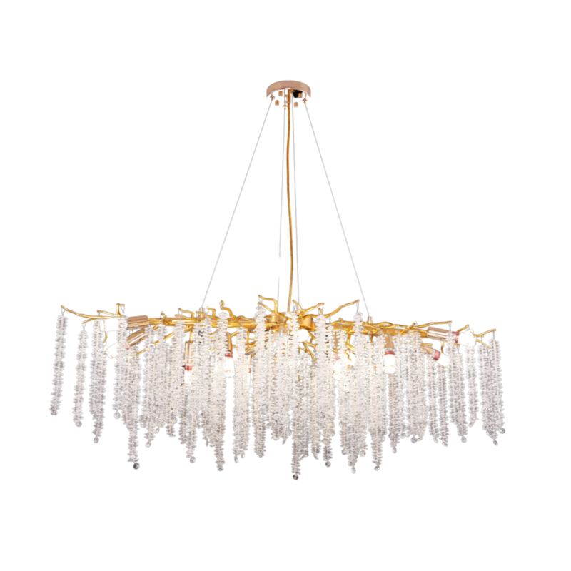 Hanglamp Frost Gold | 100x40cm - Afbeelding 3
