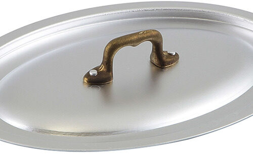 Ottinetti Ovaal Deksel – Met Bronzen Handgreep, 3 maten verkrijgbaar. 1568BR - 26 cm dia