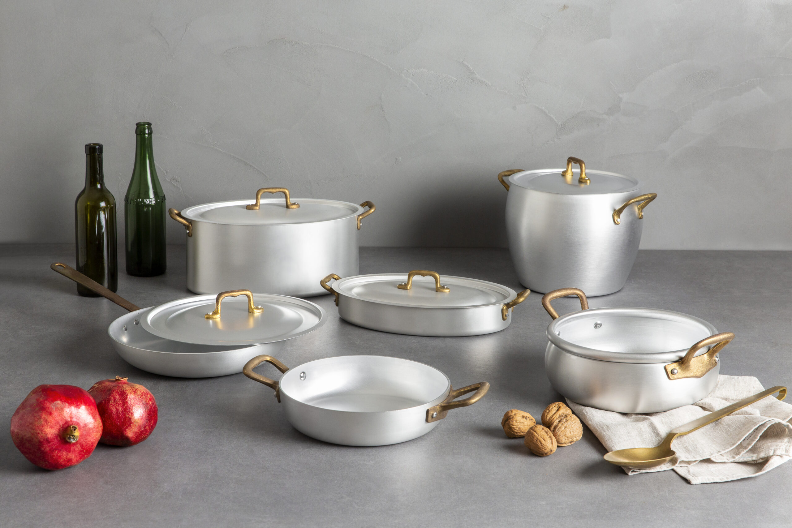 Ottinetti Tegame Koekenpan – Met Messing Handgreep – Inductie Geschikt 1510IN, verkrijgbaar in 4 maten - Afbeelding 9