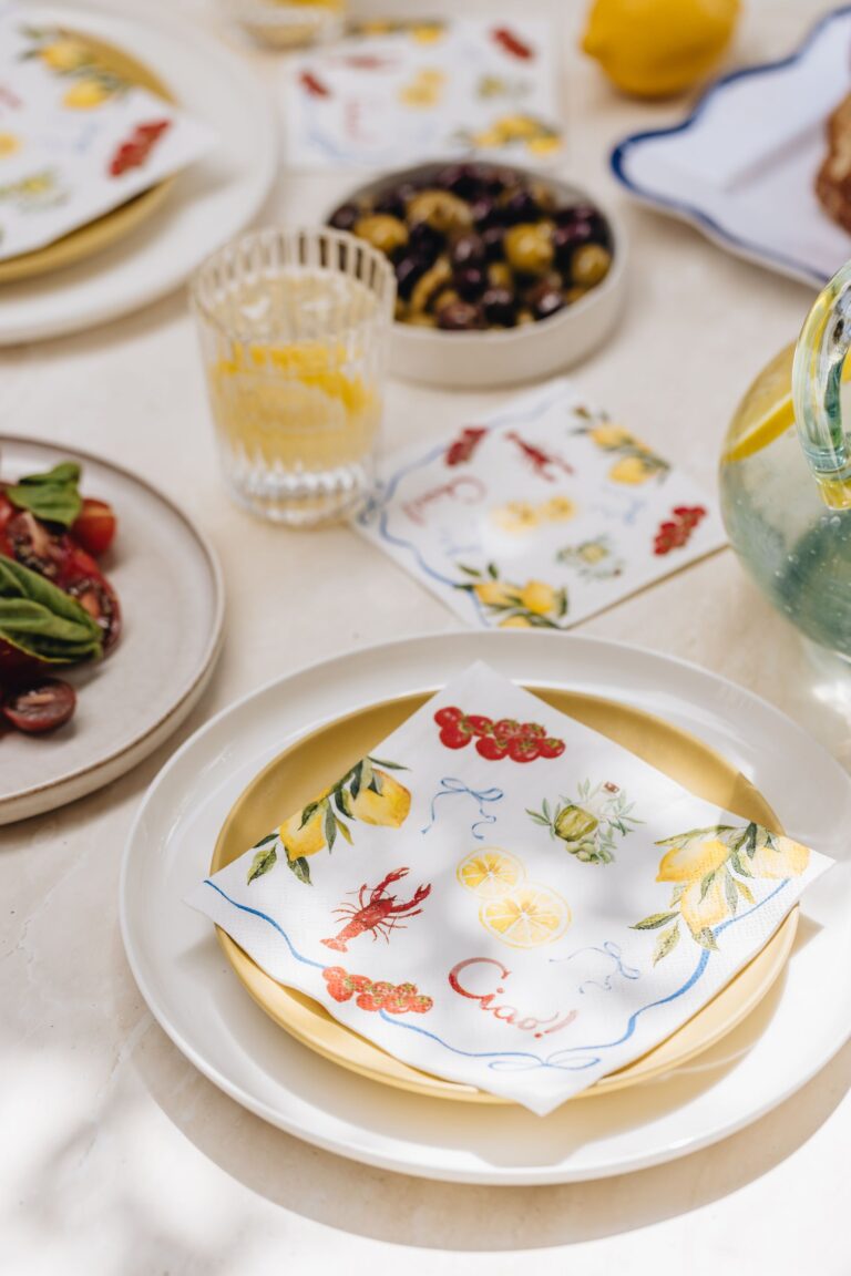 Ciao luxe papieren servetten NAPC0139-20 / NAPL0139-20 – cocktail of luncheon (set van 20) - Afbeelding 2