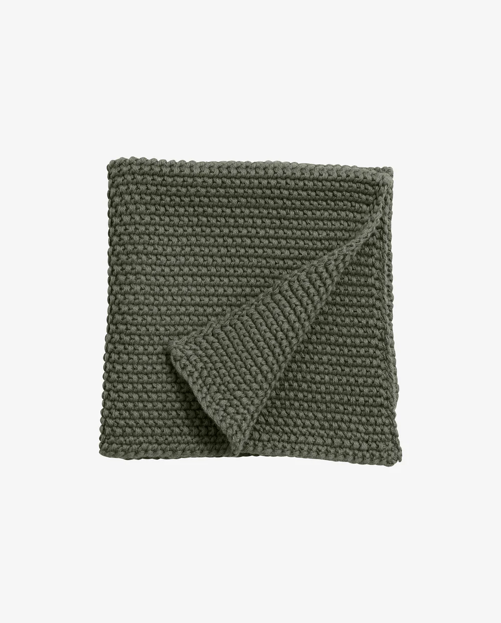 Nordal MERGA vaatdoek army green in moderne keuken sfeer