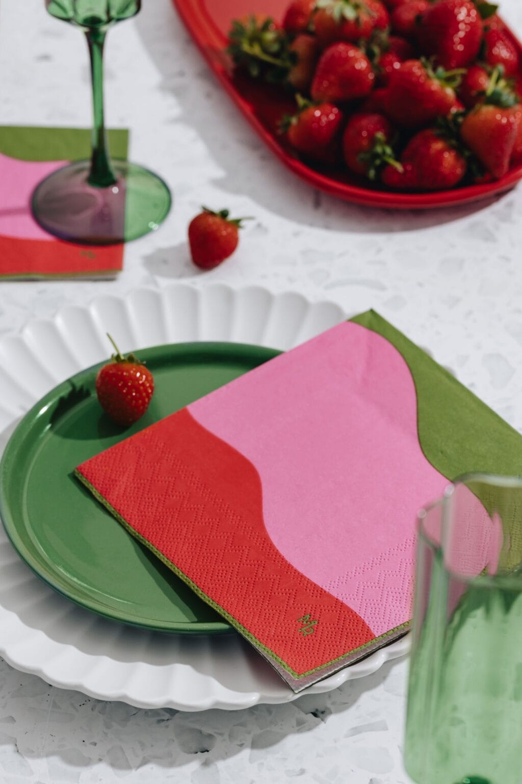 Colour Flow luxe papieren servetten NAPC0140-20 / NAPL0140-20 – cocktail of luncheon (set van 20) - Afbeelding 4
