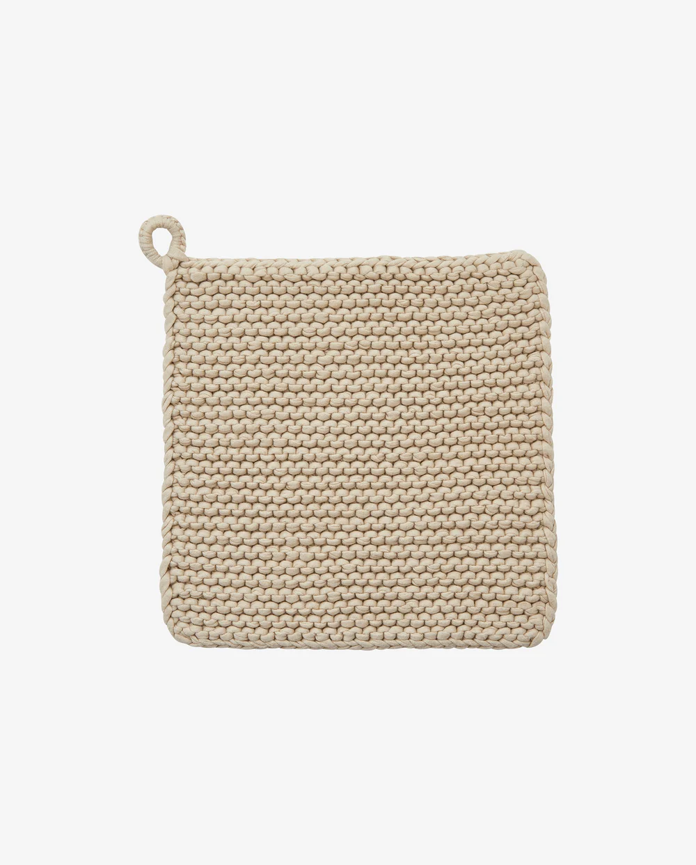 Nordal MIRA pannenlap sand katoen gebreid #77612