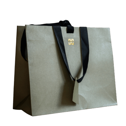 Montei Olive Green Velvet cadeautas P-492Q vooraanzicht