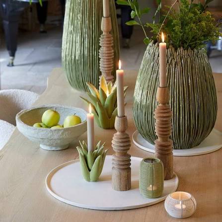 Schaal Belawan wit 34cm dia x 6cm – Light & Living 6353973 - Afbeelding 3