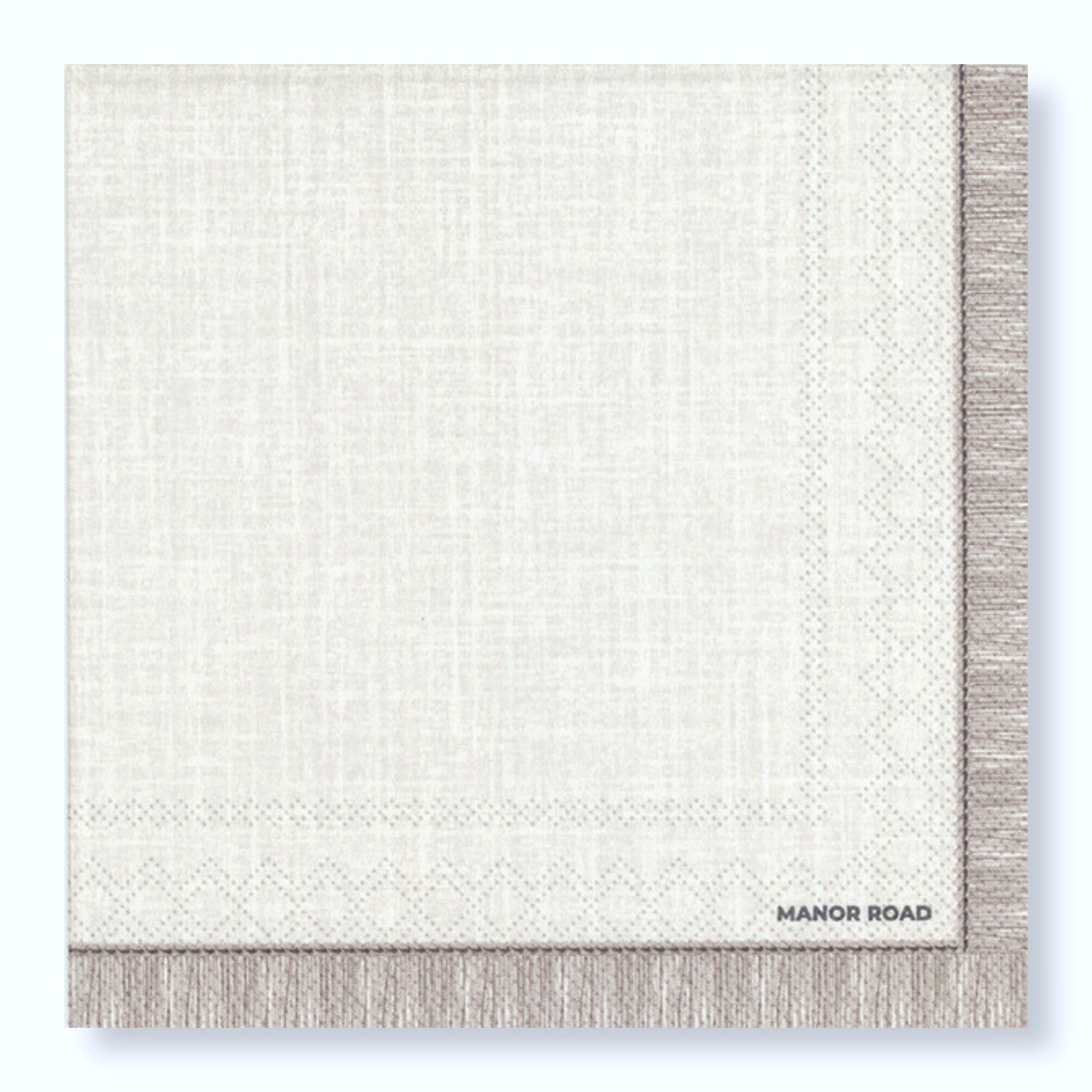 Manor Road Fringed servetten beige