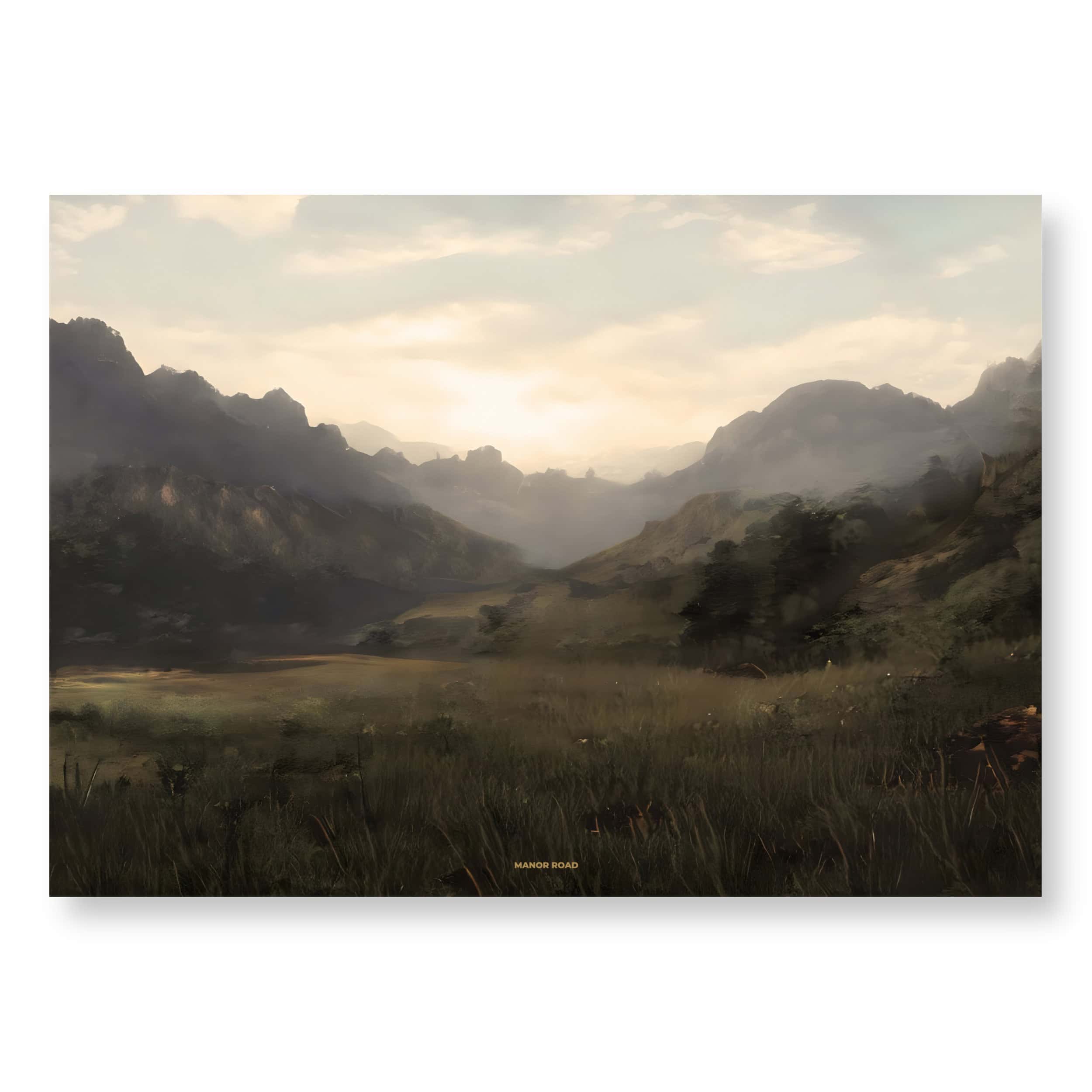 Manor Road The Landscape Greaseproof Paper A3 en A4