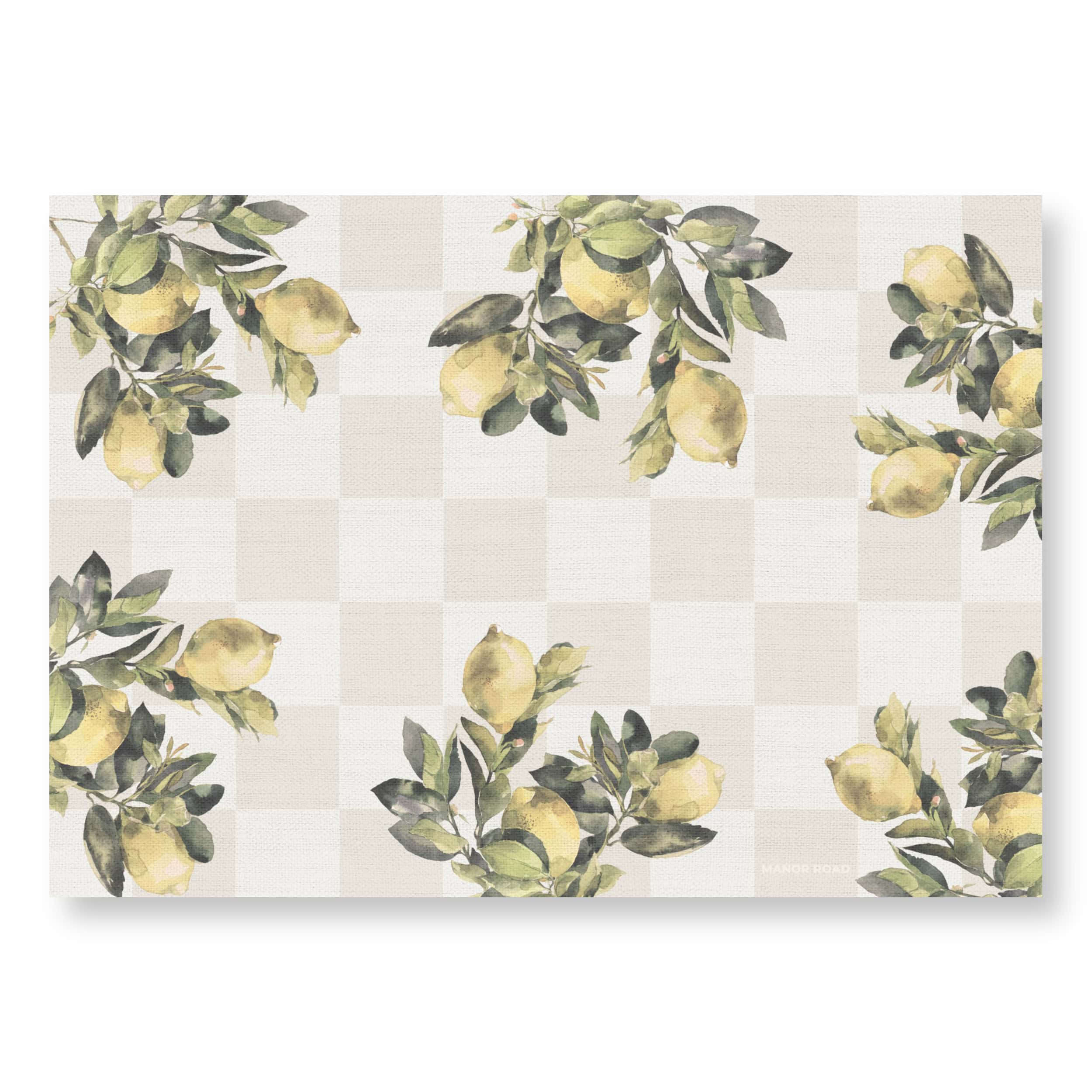 Manor Road Citrons Greaseproof Paper A3 en A4