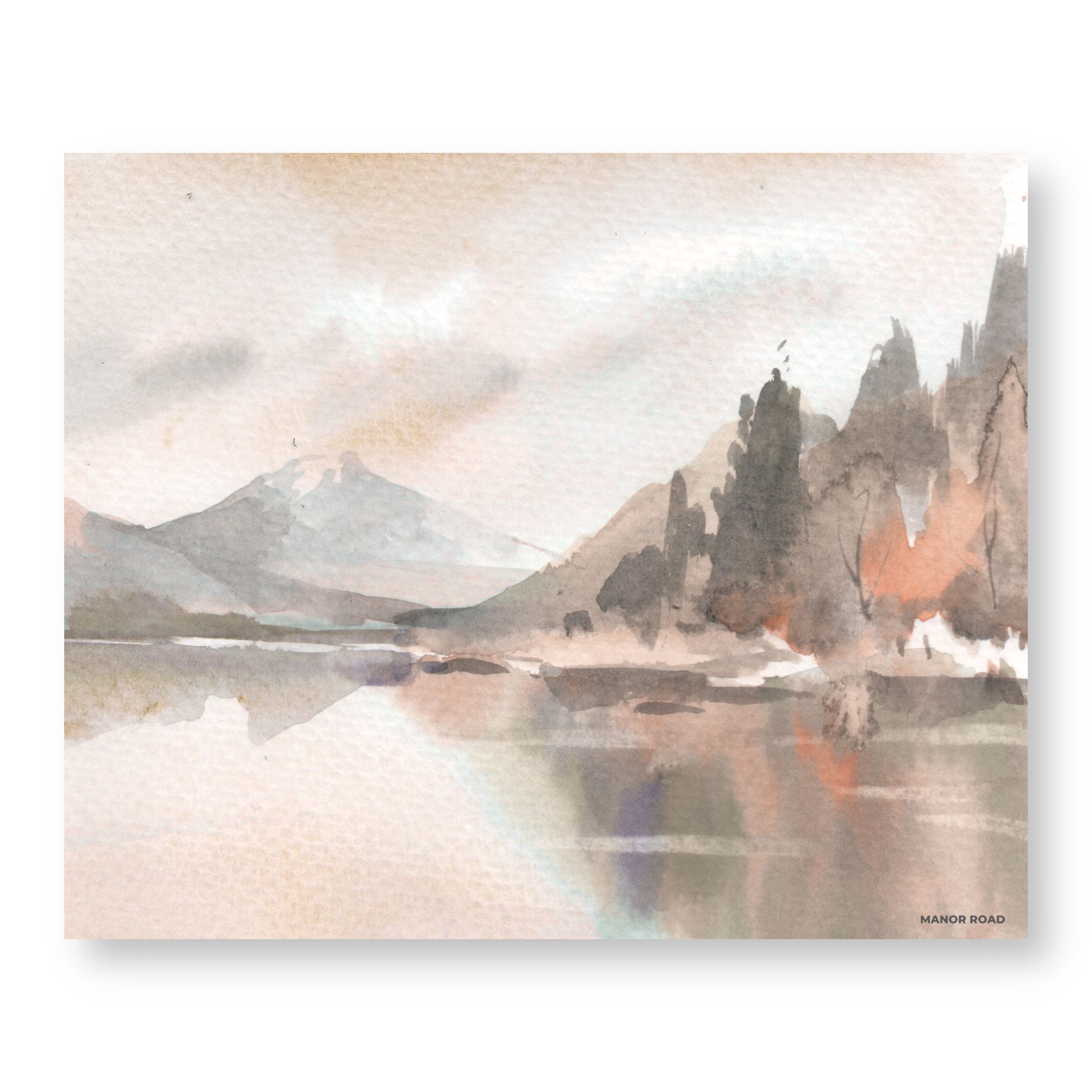 Manor Road The Lake papieren placemat PCMT0145-30
